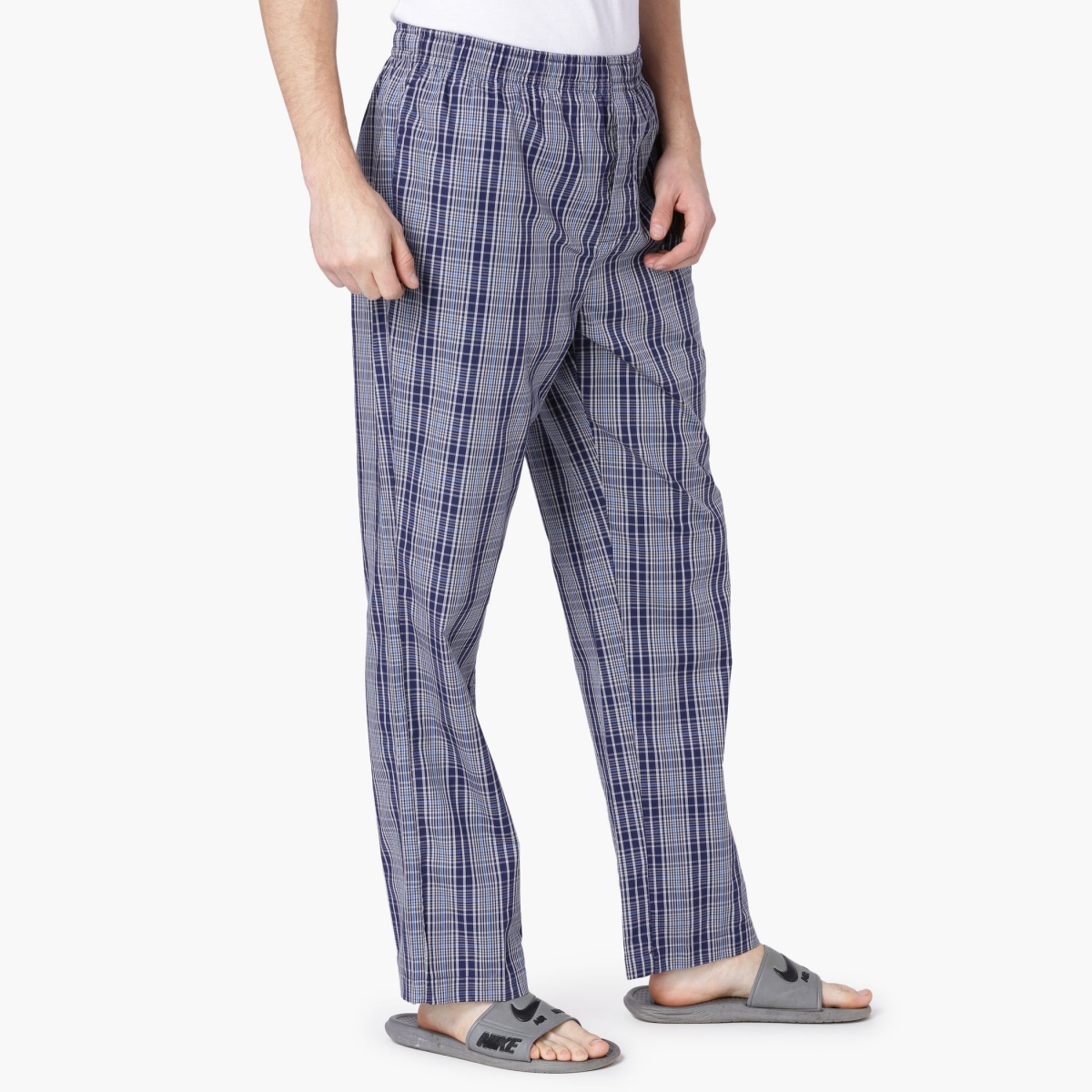 Buy JOCKEY Checked Woven Lounge Pants from Jockey at just INR 799.0