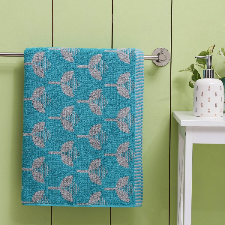 Hudson Super Plush Jacquard Bath Towel- 70x140cm