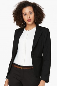 VAN HEUSEN Solid Full Sleeves Blazer