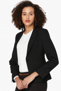 VAN HEUSEN Solid Full Sleeves Blazer