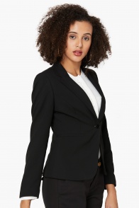 VAN HEUSEN Solid Full Sleeves Blazer