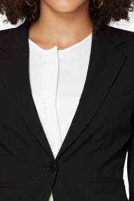 VAN HEUSEN Solid Full Sleeves Blazer