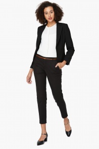 VAN HEUSEN Solid Full Sleeves Blazer