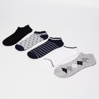 CODE Knitted Woven Design Socks- Set of 5 pcs.