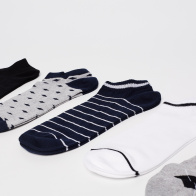 CODE Knitted Woven Design Socks- Set of 5 pcs.